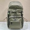 PD2VZ090QH-99　プラダ PRADA 2024年最新入荷 Re-Nylon サフィアーノレザー バックパック メンズ リュック スポーティルック リュックサック デイパックバッグ
