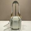 PD1BB137PBS-99　プラダ PRADA 2025年最新入荷 ミニ トップハンドルバッグ トートバッグ ショルダーバッグ  ダングル レザー