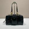 PD1BB138PBK-99　プラダ PRADA 2025年最新入荷 ミディアム トップハンドルバッグ トートバッグ ハンドバッグ ダングル レザー