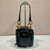 PD1BB137PBK-99　プラダ PRADA 2025年最新入荷 ミニ トップハンドルバッグ トートバッグ ショルダーバッグ  ダングル レザー