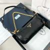 PD1BC221GBK-99　プラダ PRADA 2025年最新入荷 ミディアム ショルダーバッグ ホーボーバッグ トートバッグ チェーンポーチ