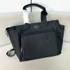 PD1BG102NBK-99　プラダ PRADA 2025年最新入荷 ベビーバッグ トップハンドルバッグ トートバッグ ハンドバッグ Re-Nylon ナイロン 