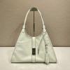 PD1BG570PBS-99　プラダ PRADA 2025年最新入荷 ミディアム ホーボーバッグ トートバッグ ハンドバッグ レザー