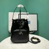 PD1BH038GBK-99　プラダ PRADA 2025年最新入荷 ドローストリングバッグ ショルダーバッグ バケットバッグ