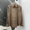 CCHE25001-XG　エルメス HERMES 2025年春夏最新入荷 ワイシャツ ロングスリーブ ブラウス シャツ ロングスリーブ レジャーシャツ長袖 ボタンクロージャー トップス