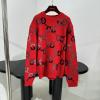 MYGG25001-XG　グッチ GUCCI 2025年春夏最新入荷 セーター クルーネック ニット ロングスリーブ カシミヤ ウール 男女兼用
