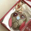 GG821813-99　グッチ GUCCI 2025年最新入荷 オウル ふくろう シェイプ バッグ チャーム キーホルダー キーケース