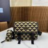 PD2VD034GXK-GH　プラダ PRADA 2025年最新入荷 サフィアーノレザー ショルダーバッグ メッセージバッグ メンズ