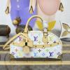 M13084-057　ルイヴィトン LOUISVUITTON 2025年最新入荷 LV TM ハンドバック EW トートバッグ モノグラム キャンバス マルチカラー