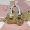 MM5BB123BXS-057　ミュウミュウ MIUMIU 2025年最新入荷 アルカディ トートバッグ スモール ハンドバッグ 2way ショルダーバッグ レディース
