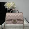 CH2431YQJQF-CC　シャネル CHANEL 2025年最新入荷 ココマーク トップハンドルバッグ 2way ショルダーバッグ レディース ブラック 