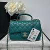 CH2431YQJGL-CC　シャネル CHANEL 2025年最新入荷 ココマーク トップハンドルバッグ 2way ショルダーバッグ レディース ブラック 