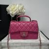 CH2431YQJMH-CC　シャネル CHANEL 2025年最新入荷 ココマーク トップハンドルバッグ 2way ショルダーバッグ レディース ブラック 