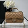CH2431YQJJT-CC　シャネル CHANEL 2025年最新入荷 ココマーク トップハンドルバッグ 2way ショルダーバッグ レディース ブラック 