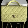 CH4402QYL-CC　シャネル CHANEL 2025年最新入荷 チェーン クラッチ バッグ ショルダーバッグ レディース グレインド カーフスキン