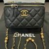 CH96116BK-CC　シャネル CHANEL 2025年春夏 プレコレクション ロング ヴァニティーケース チェーンポーチ ショルダーバッグ
