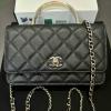 CH96119BK-CC　シャネル CHANEL 2025年春夏 チェーン クラッチ バッグ ショルダーバッグ レディース グレインド カーフスキン 