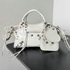 BA8230XPBS-99　バレンシアガ BALENCIAGA 2025年最新入荷 Neo cagole スモール トートバッグ ハンドバッグ 2way ショルダーバッグ レディース