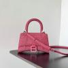 BA70552ZFH-99　バレンシアガ BALENCIAGA 2025年最新入荷 hourglass XS トートバッグ ハンドバッグ 2way ショルダーバッグ レディース