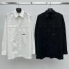 CCAW25001-XG　アレキサンダー ワン Alexander Wang 2025年春夏最新入荷 オーバーサイズ ユニセックスシャツ 長袖 ストリートスタイル 