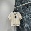 MDLV25001-XG　ルイヴィトン LOUISVUITTON 2025年春夏最新入荷 ストライプ アクセントプルオーバー セーター クルーネック 半袖 レディース おしゃれ カジュアル