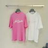 TDAS25001-XG　アクネ ストゥディオズ Acne Studio 2025年春夏最新入荷 ショートスリーブ ロゴTシャツ  リラックスフィット クルーネック ユニセックス おしゃれ