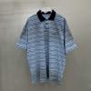 TDAS25002-XG　アクネ ストゥディオズ Acne Studio 2025年春夏最新入荷 ショートスリーブ ポロシャツ  ストライプ リラックスフィット ユニセックス おしゃれ
