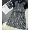 KQCD25002-JS　クリスチャンディオール CHRISTIAN DIOR 2025年春夏最新入荷 プリーツ ショートドレス ノースリーブ ワンピース レディース カジュアル おしゃれ