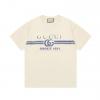 TDGG25008-JS　グッチ GUCCI 2025年春夏最新入荷 コットンジャージー プリント Tシャツ 半袖 クルーネック レディース カジュアル おしゃれ 