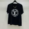 TDLV25014-JS　ルイヴィトン LOUISVUITTON 2025年春夏最新入荷 フロックド LV Tシャツ 半袖 クルーネック レディース カジュアル おしゃれ