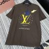 TDLV25018-JS　ルイヴィトン LOUISVUITTON 2025年春夏最新入荷 ウォッシュドエンベリッシュド コットンTシャツ 半袖 クルーネック レディース レギュラフィット カジュアル おしゃれ