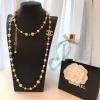 XLCH25003-JS　シャネル CHANEL 2025年最新入荷 ニット チェーン パールアクセント ロングチェーンネックレス おしゃれ ギフト