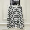 TCCH25002-JS　シャネル CHANEL 2025年最新入荷 ストライプ ロングスリーブ Tシャツ クルーネック カジュアル レディース