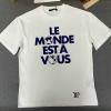 TDLV25021-JS　ルイヴィトン LOUISVUITTON 2025年最新入荷 グラフィック コットンTシャツ 半袖 クルーネック カジュアル おしゃれ レディース