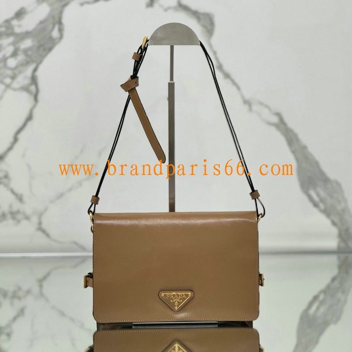 PD1BD082YXS-GH　プラダ PRADA 2025年最新入荷 ショルダーバッグ フラップバッグ レディース ソフトルックスレザー