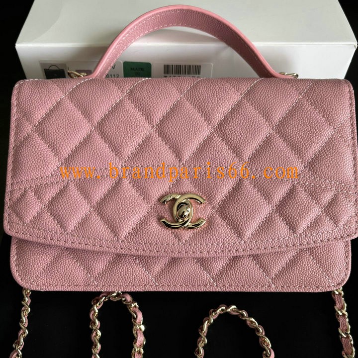 CH4402QFH-CC　シャネル CHANEL 2025年最新入荷 チェーン クラッチ バッグ ショルダーバッグ レディース グレインド カーフスキン