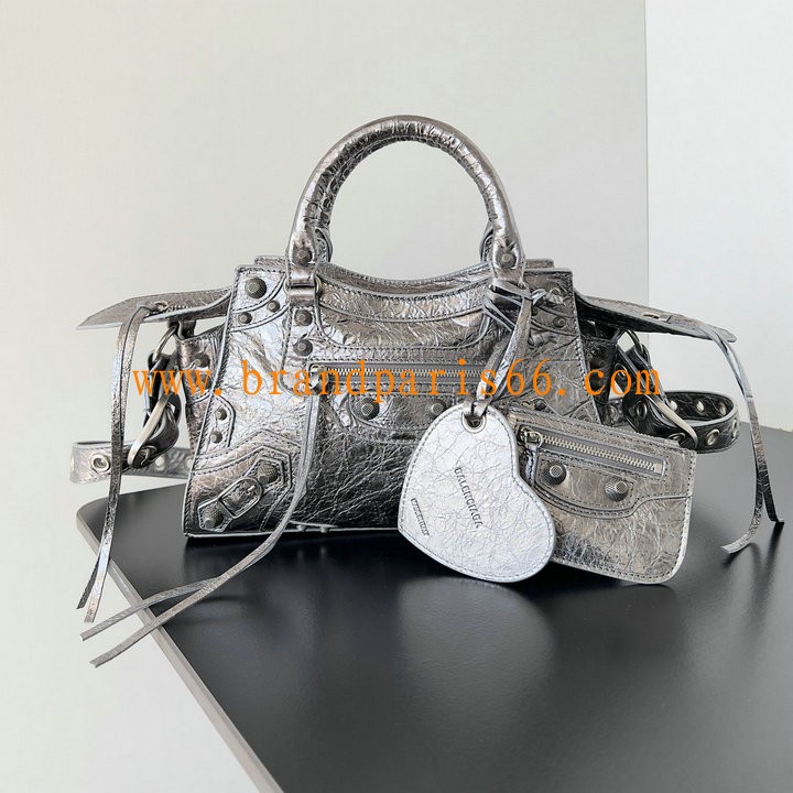 BA8230XPYS-99　バレンシアガ BALENCIAGA 2025年最新入荷 Neo cagole スモール トートバッグ ハンドバッグ 2way ショルダーバッグ レディース