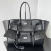 BA835670PYK-99　バレンシアガ BALENCIAGA 2025年最新入荷 ウィメンズ BEL AIR ミディアム キャリーオールバッグ ハンドバッグ