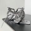 BA671309XPYH-99　バレンシアガ BALENCIAGA 2025年最新入荷 ウィメンズ Le Cagole XS ホーボーバッグ 2way ショルダーバッグ レディース