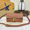 M12147-057　ルイヴィトン LOUISVUITTON 2025年最新入荷 ウォレット オン チェーン ロウキー ショルダーバッグ カーフスキン レディース