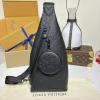 M21890-057　ルイヴィトン LOUISVUITTON 2025年最新入荷 デュオ スリングバッグ チェストバッグ ベルトバッグ モノグラム シャドウ カーフレザー