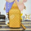M12869-057　ルイヴィトン LOUISVUITTON 2025年最新入荷 アヴェニュー スリングバッグ チェストバッグ ベルトバッグ モノグラム ヘリテージ キャンバス