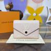 M14229-057　ルイヴィトン LOUISVUITTON 2025年最新入荷 ポルトフォイユ ヴィクトリーヌ 三つ折り短財布 小銭入れ モノグラム アンプラント レザー