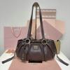 MM5BG306JH-057　ミュウミュウ MIUMIU 2025年最新入荷 ジョワ ナッパーレザー ホーボーバッグ ショルダーバッグ レディース