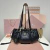 MM5BG306BK-057　ミュウミュウ MIUMIU 2025年最新入荷 ジョワ ナッパーレザー ホーボーバッグ ショルダーバッグ レディース