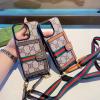SJGG25001-99　グッチ GUCCI 2025年最新入荷 スマートフォンケース iphone用カバー 携帯ケース ショルダー付き カード入れ