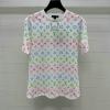 TDLV25029-XG　ルイヴィトン LOUISVUITTON 2025年最新入荷 LVエスカルプリンテッドTシャツ 半袖 クルーネック カジュアル レディース