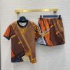 TZLV25004-XG　ルイヴィトン LOUISVUITTON 2025年最新入荷 スーツセット トランクプリント Tシャツ ショートパンツ おしゃれ カジュアル レディース