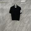 MDTB25001BK-JS　トム ブラウン Thom Browne 2025年最新入荷 ウール クルーネック セーター 半袖 レディース カジュアル おしゃれ