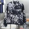 WTLV25007-JS　ルイヴィトン LOUISVUITTON 2025年新作 ダモフラージュ クラシックデニムジャケット 長袖 アウターコート メンズ カジュアル
